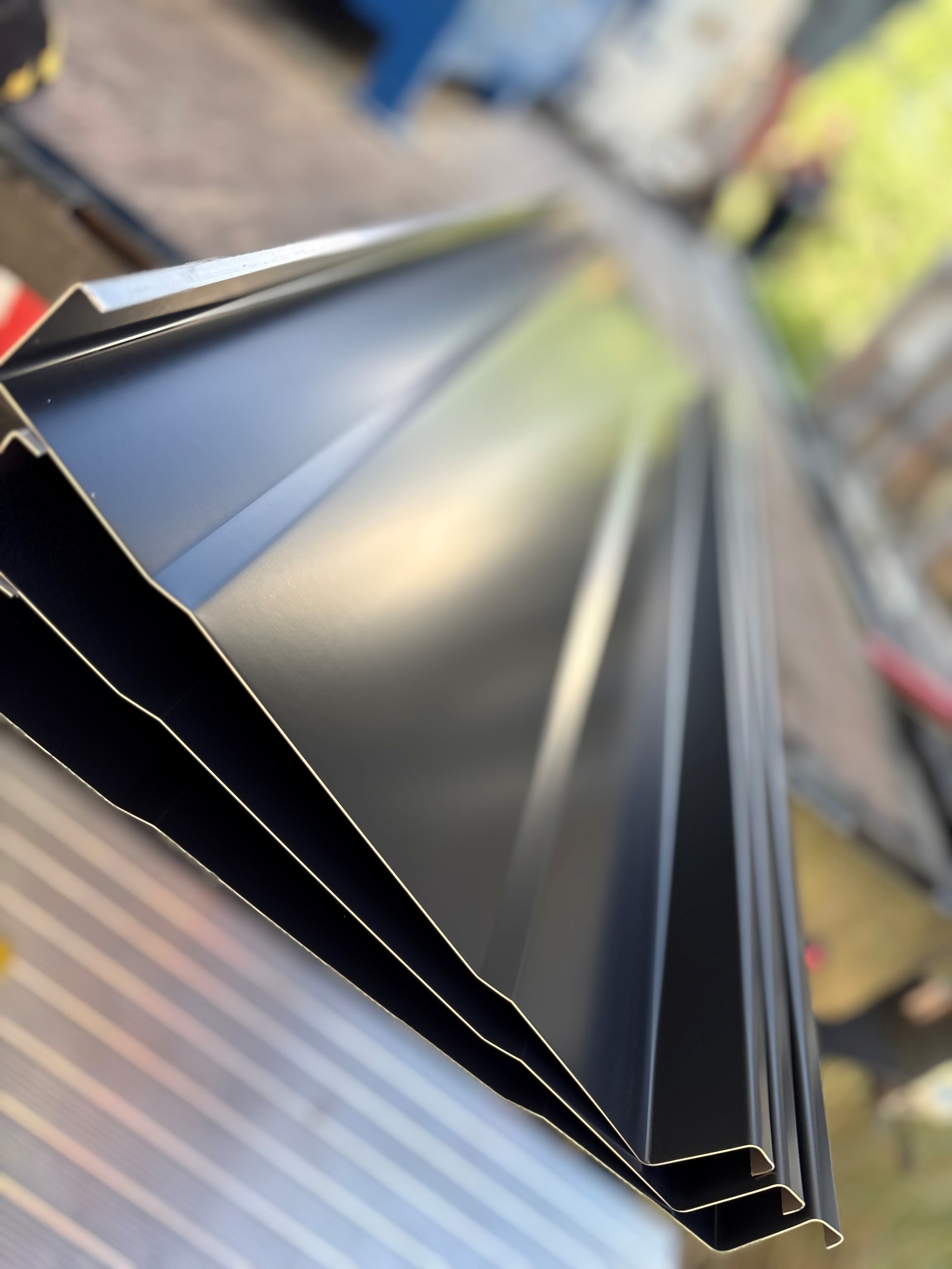 Metal roof residential home mountains British Columbia